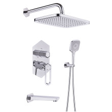 Смеситель для ванны и душа, встраиваемый Lemark Prizma LM3922C 