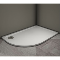 Душевой поддон Veconi Tezeo stone TZ-11R, 1000x900x30, искусственный камень, белый