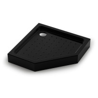 Душевой поддон Veconi Tezeo acrylic TZ-53B, 1000x1000x150, акрил, черный