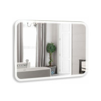Зеркало AZARIO Стив-6 915х685 c подсветкой и диммером, модуль МФМ, подогрев, сенсорный выключатель (ФР-00001063)