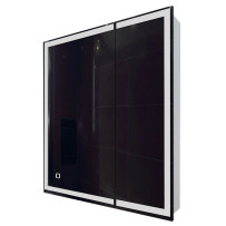 Зеркало-шкаф AZARIO Минио/Minio 1Л 700х800 c подсветкой и диммером (CS00075842)