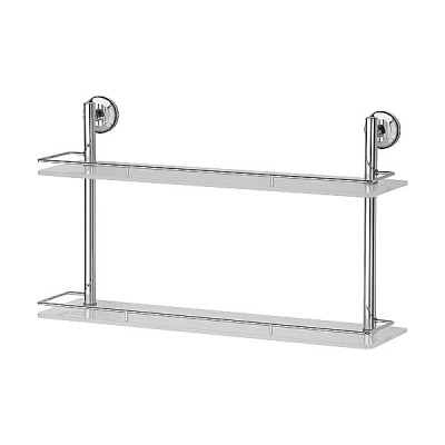 Полка с ограничителем 60 см двойная (стекло) FBS STANDARD STA 065