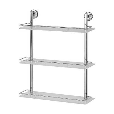 Полка с ограничителем 50 см тройная (стекло) FBS STANDARD STA 069