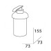 Емкость для жидкого мыла настольная FBS UNIVERSAL UNI 008