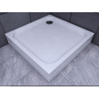 Душевой поддон Акватек (с ножками) 90 (квадратный)