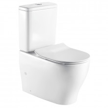 Унитаз напольный Azario Maro безободковый с сидением микролифт AZ-2154