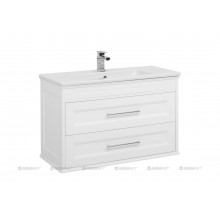 Тумба под раковину Aquanet Бостон 100 белый матовый