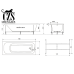 Акриловая ванна Chenazes Деника 180x80 CZS62049TR Акриловая ванна Chenazes Деника 180x80 CZS62049TR