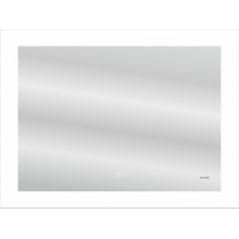 Зеркало для ванной LED DESIGN 030 80 с подсветкой с антизапотевателем прямоугольное 