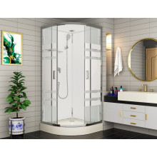 Душевая кабина Esbano 90х90х210 полукруглая с крышей ESE-90CR.