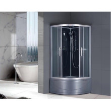 Душевая кабина Esbano 90х90х210 с крышей ESG-90CRB полукруглая.