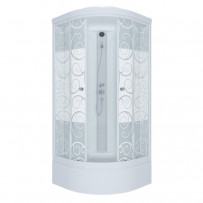 Душевая кабина Triton Стандарт В3 100х100 стекло узоры