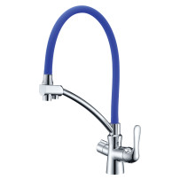 Смеситель Lemark Comfort LM3070C-blue для кухонной мойки с подключением к фильтру для питьевой воды
