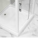 Душевая кабина Niagara Standart ST80/15Q/BK 80х80х200 квадрат, поддон 15см,распашная,проф.белый, без крыши
