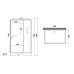 Душевая кабина Niagara Standart ST100/80/15Q 100х80х200 прямоугольник,поддон 15см,распашная,проф.белый,с крышей