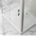 Душевая кабина Niagara Standart ST100/80/15Q 100х80х200 прямоугольник,поддон 15см,распашная,проф.белый,с крышей