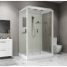 Душевая кабина Niagara Standart ST100/80/15Q 100х80х200 прямоугольник,поддон 15см,распашная,проф.белый,с крышей