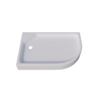 Поддон душевой полукруглый 120x80 низкий (ПД16) левый