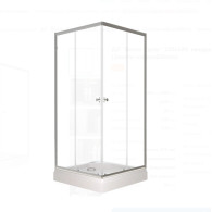 Душевое ограждение Triton Вента хром 100х100 низкий поддон