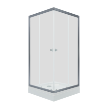 Душевое ограждение Triton Вента хром 90х90 низкий поддон