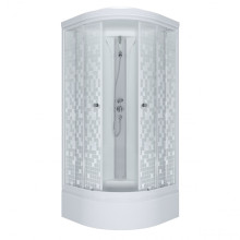 Душевая кабина Triton Стандарт В3 100х100 стекло мозаика средний поддон Щ0000030293