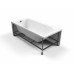 Ванна прямоугольная SMART 170x80 правая