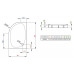 Поддон для душа Radaway Patmos E 100x80 R