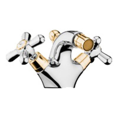 Смеситель Webert Armony AM710102 chrome/gold