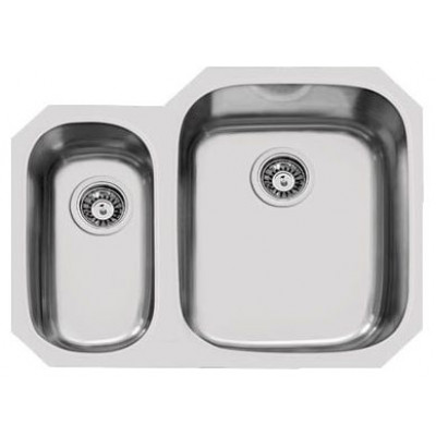 Кухонная мойка из нержавейки Ukinox Modern MOP 669.517 15-GT10P