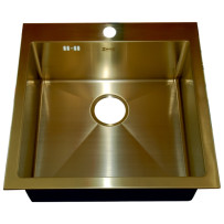 Мойка из нержавейки Zorg Pvd SZR-51 Bronze