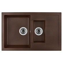 Мойка гранитная Longran Amanda AMG 780.500 15-93 Марон