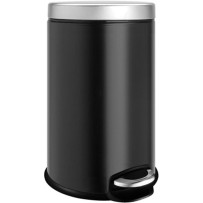 Ведро для мусора Weltwasser WW Erfie BL 8L черное
