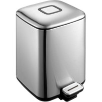 Ведро для мусора Weltwasser WW Mila MT 9L хром матовый