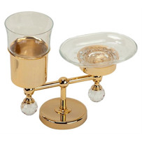 Стакан Migliore Amerida ML.AMR-60.410.DO и мыльница, золото