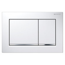 Кнопка слива инсталляций Geberit Omega 30 115.080.KJ.1 белая/хром