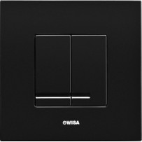 Кнопка слива инсталляций Wisa XS Delos DF черная 8050.415638