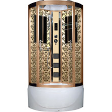 Душевая кабина 90х90 Niagara Lux 7790G золото