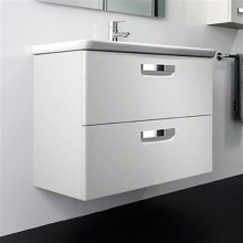 Тумба под раковину подвесная Roca Gap 70 белый глянец