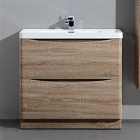 Раковина с тумбой BelBagno Анкона-Н/Ancona-N 80 rovere bianco напольная