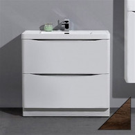 Раковина с тумбой BelBagno Ancona-N 80 rovere more напольная