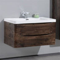 Тумба под раковину подвесная BelBagno Ancona-N 90 rovere more подвесная