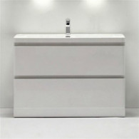 Раковина с тумбой BelBagno Energia-N 120 bianco lucido напольная