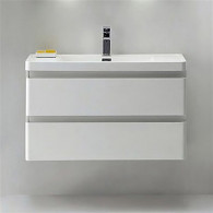 Тумба под раковину подвесная BelBagno Energia-N 90 bianco lucido подвесная
