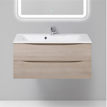 Тумба под раковину подвесная BelBagno Marino 100 rovere grigio