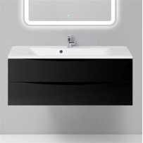 Тумба под раковину подвесная BelBagno Marino 120 nero lucido