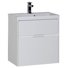 Тумба под раковину Aquanet Латина 60 2 ящика белая