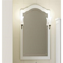 Зеркало для ванной Opadiris Лоренцо 60 белое, со светильниками