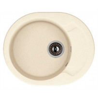 Мойка из мрамора Dr. Gans Berta 580 белый 25.040.B0580.401