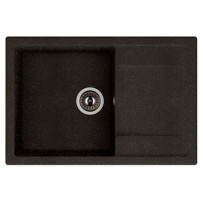 Мойка из мрамора Dr. Gans Tekno 760 черный 25.030.D0760.407