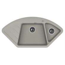 Мойка из мрамора Florentina Веста грей 20.285.E1005.305